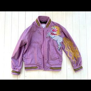 Kids custom MOLO bomber jacket, worn only 2x